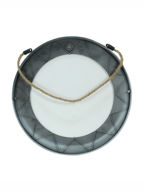 TIED RIBBONS Transparent Decorative Framed Wall Hanging Mirror with Jute Rope - Image 3