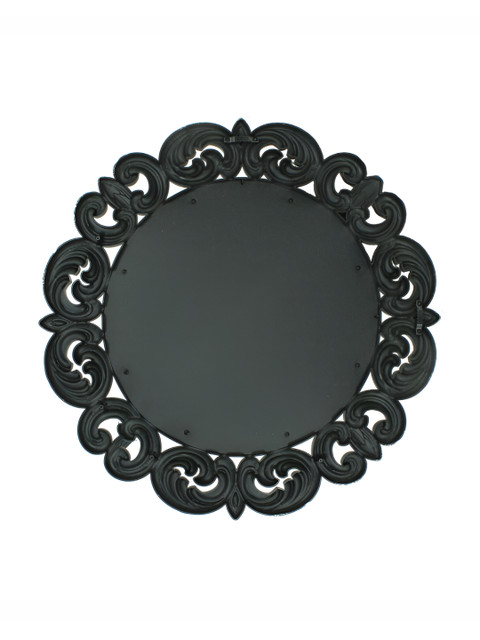 TIED RIBBONS Silver Toned Decorative Framed Wall Mirror - Image 4