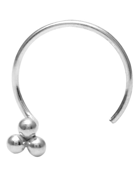 Abhooshan 92.5 Sterling Silver Nosepin - Image 2