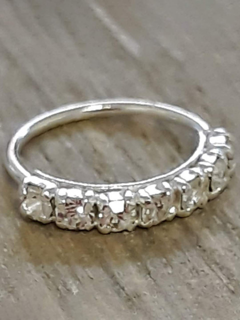 Abhooshan 92.5 Sterling Silver Ring Nosepin