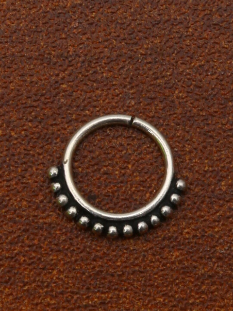 Abhooshan 92.5 Sterling Silver Nose Ring