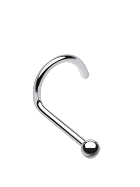 Abhooshan 92.5 Sterling Silver Stud Nosepin