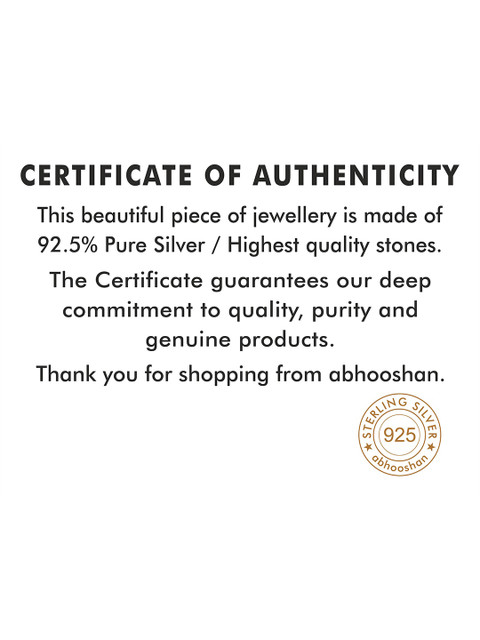 Abhooshan 92.5 Sterling Silver Nose Ring - Image 5