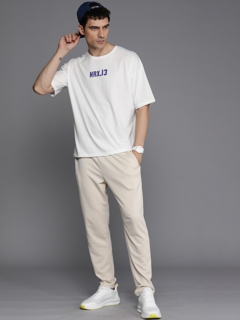 HRX by Hrithik Roshan Men Typography Printed Pure Cotton T-shirt - Image 5