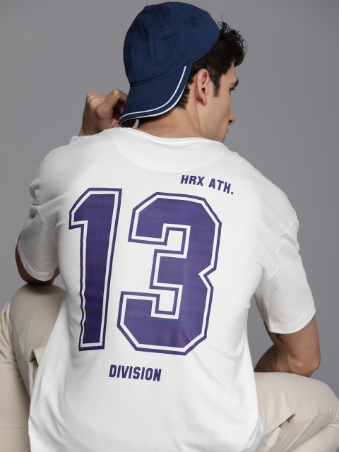 HRX by Hrithik Roshan Men Typography Printed Pure Cotton T-shirt