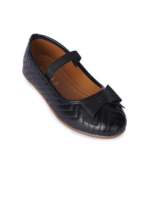 BOYZ N GALZ Girls Embellished Round Toe Bows Ballerinas - Image 2