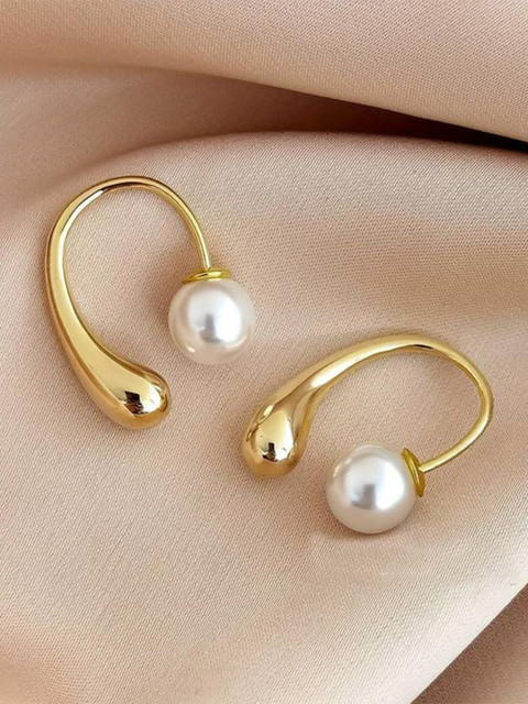 EL REGALO Contemporary Half Hoop Earrings