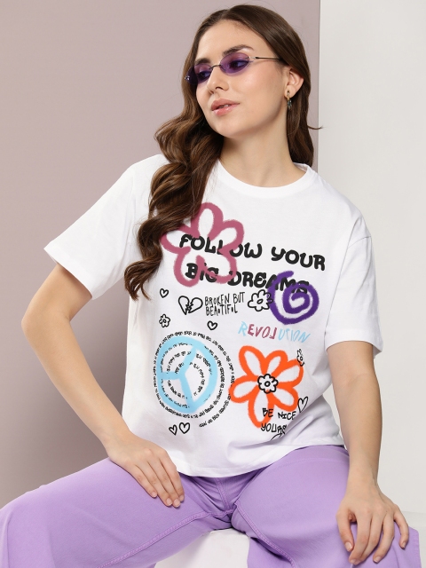 Kook N Keech Women Graphic Printed T-shirt