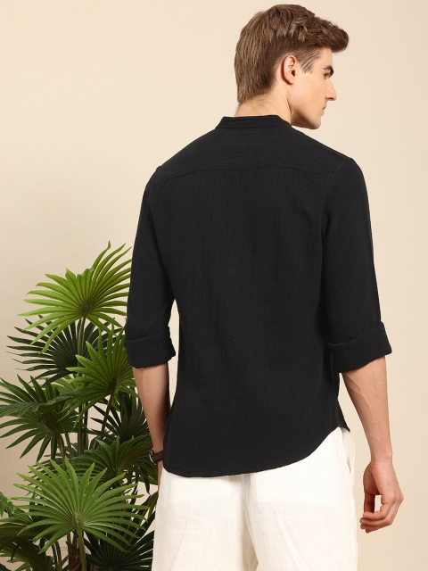Mast & Harbour Men Solid Casual Shirt - Image 5