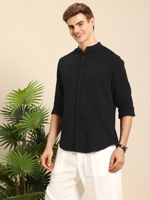 Mast & Harbour Men Solid Casual Shirt - Image 4