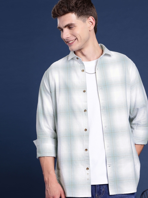Mast & Harbour Men Checked Casual Shirt