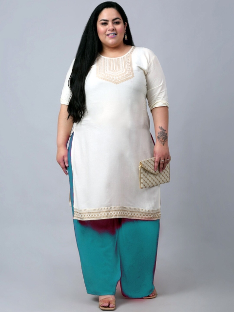 Trend Level Plus Size Wide Leg Palazzos - Image 4