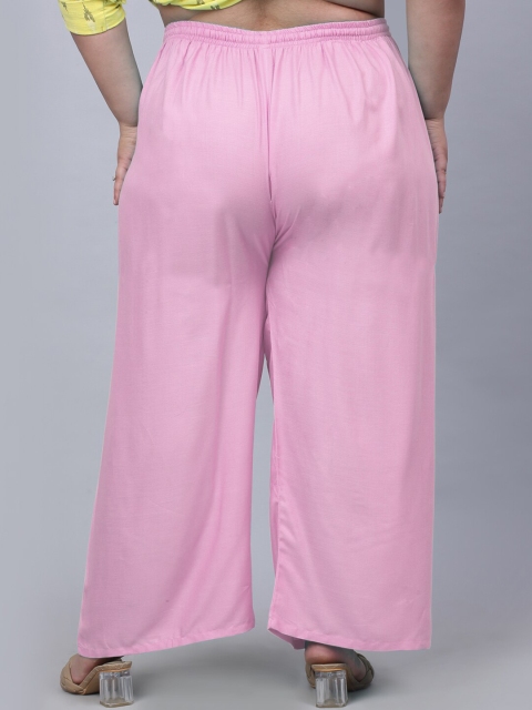 Trend Level Plus Size Wide Leg Palazzos - Image 3