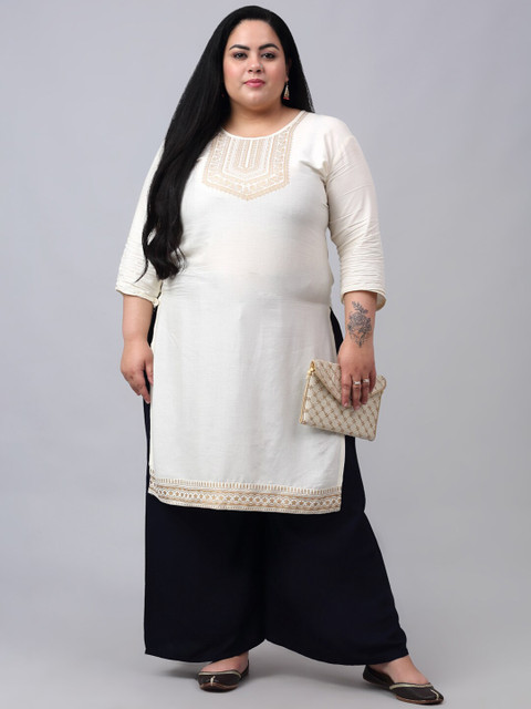 Trend Level Plus Size Wide Leg Palazzos - Image 4