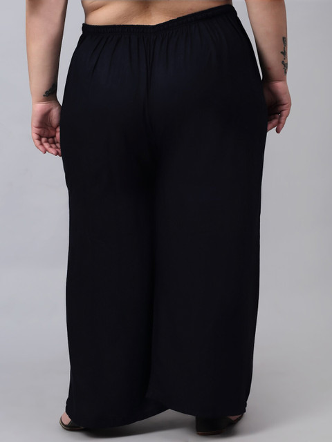 Trend Level Plus Size Wide Leg Palazzos - Image 3
