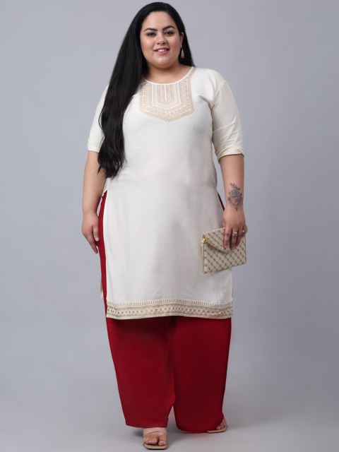 Trend Level Plus Size Wide Leg Palazzos - Image 4