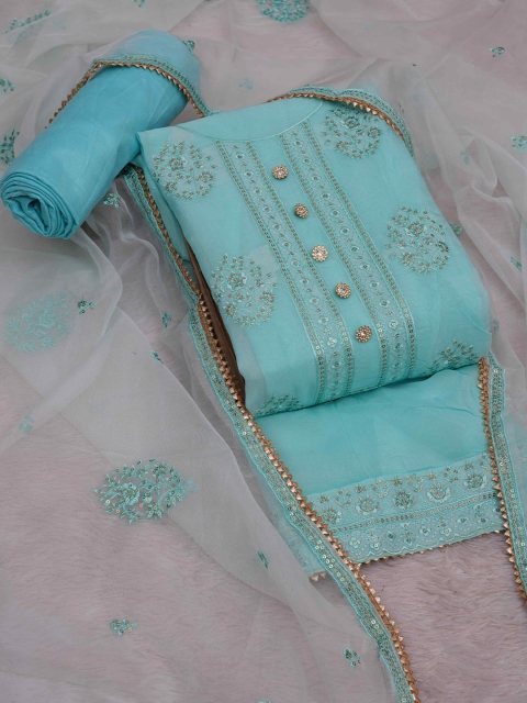 TAVAS Ethnic Motifs Embroidered Unstitched Dress Material
