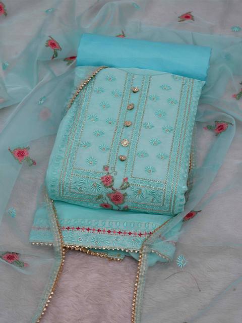 TAVAS Embroidered Unstitched Dress Material