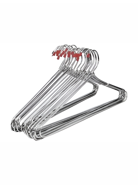 SINAL 12 Pieces Red Steel Cloth Hanger