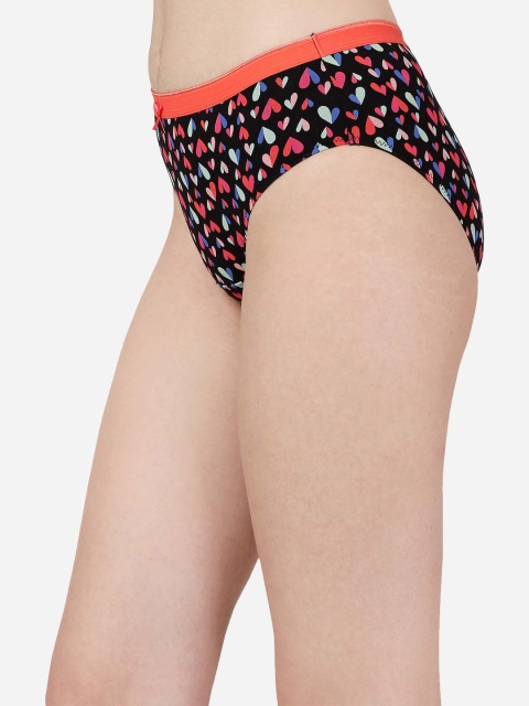 Soie Pack of 3 Assorted Women High Rise Full Coverage Cotton Stretch Hipsters - Image 4