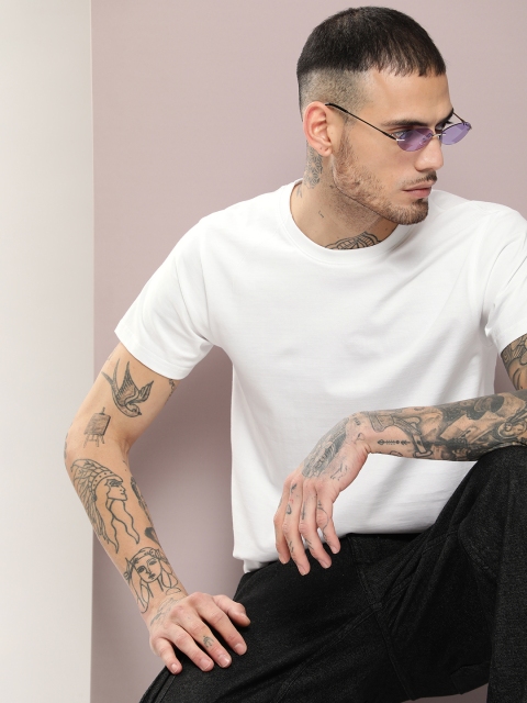DILLINGER Men Solid Regular Fit T-shirt
