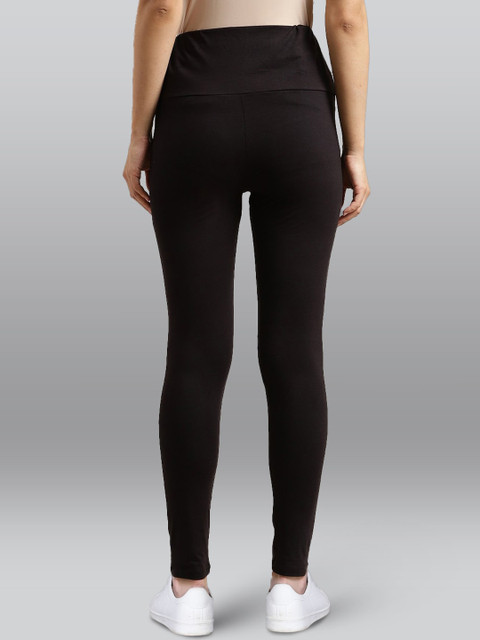LYRA Overbelly Stretchable Maternity Ankle Length Leggings - Image 3