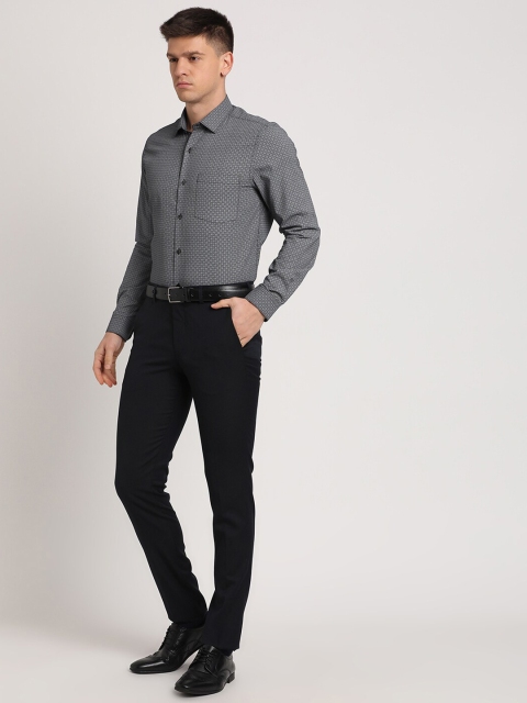 Turtle Micro Ditsy Printed Standard Slim Fit Cotton Opaque Formal Shirt - Image 6