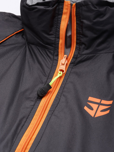 Sports52 wear Hooded Comfort Fit Reversible Rain Jacket - Image 6