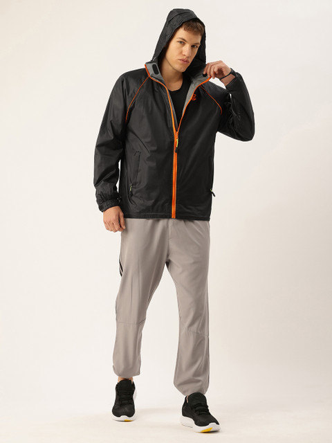 Sports52 wear Hooded Comfort Fit Reversible Rain Jacket - Image 5