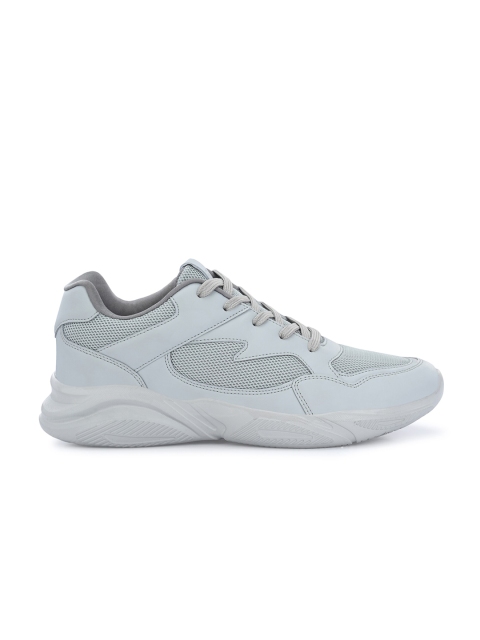 HRX by Hrithik Roshan Men Grey Textured Lace-Up Running Shoes - Image 4