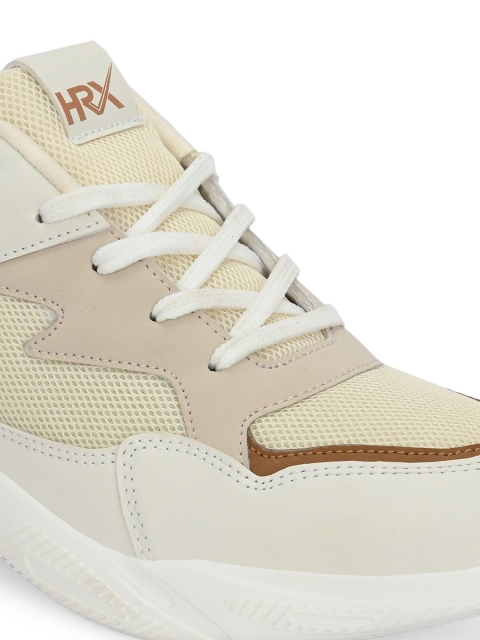 HRX by Hrithik Roshan Women Cream-Coloured Mesh Running Shoes - Image 6