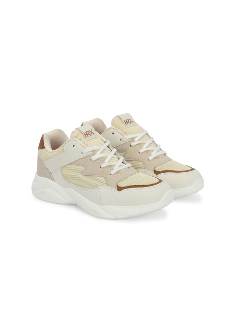 HRX by Hrithik Roshan Women Cream-Coloured Mesh Running Shoes - Image 7