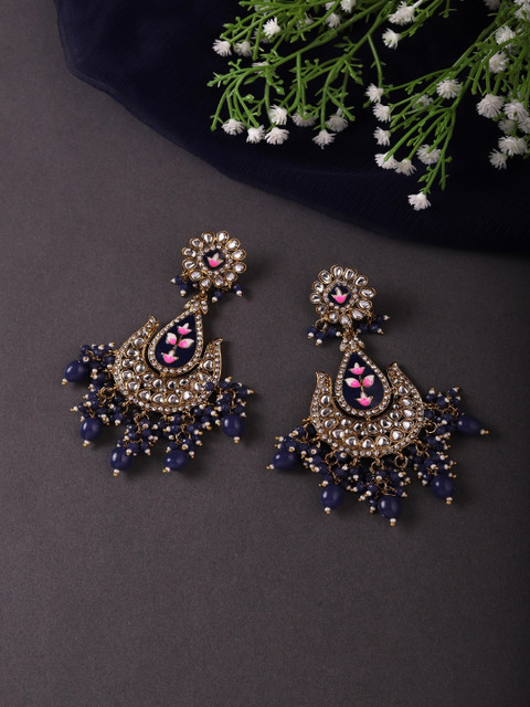Cierra Gold-Plated Contemporary Chandbalis