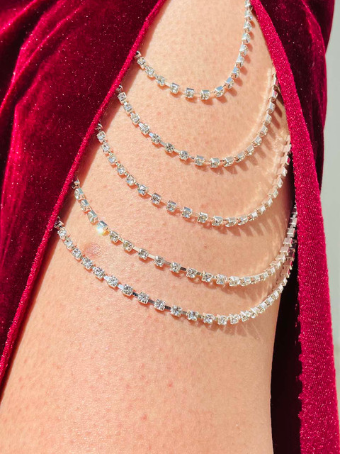 ISHKAARA Silver-Plated Leg Chain - Image 6