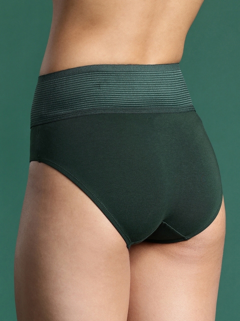 DressBerry Women Pack Of 2 Solid High-Rise Tummy Tucker Hipster Briefs - Image 4