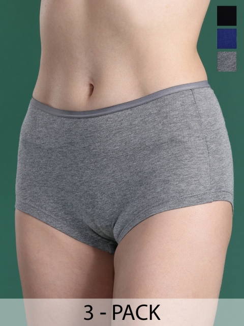 DressBerry Pack Of 3 Mid-Rise Boy Shorts