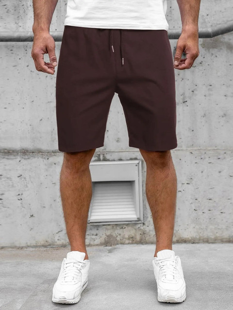 NOBERO Men Mid-Rise Pure Cotton Shorts