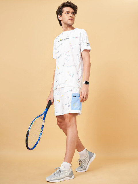 Ajile by Pantaloons Men Printed Mid-Rise Shorts - Image 4