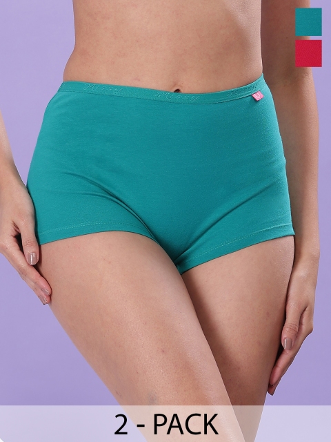 Dollar Missy Pack Of 2 Anti Microbial Assorted Boy Short Briefs