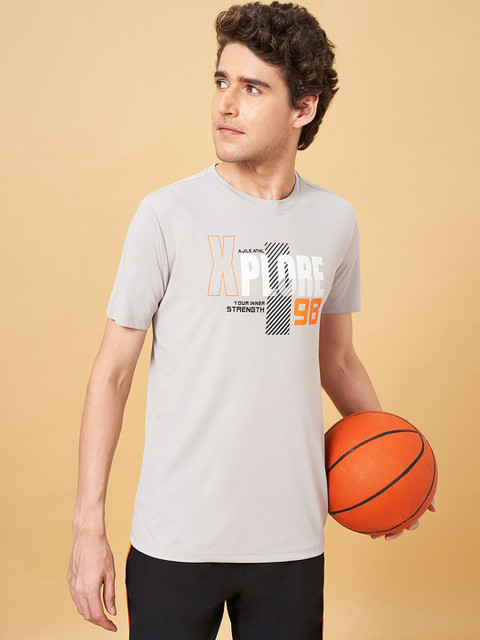 Ajile by Pantaloons Typography Printed Slim Fit Sports T-shirt - Image 6