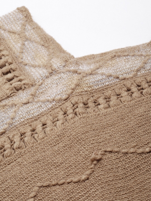SHOWOFF Women Chevron Poncho - Image 7