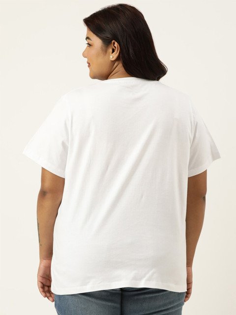 MARCA Bold Plus Size Graphic Printed Round Neck Bio Finish Cotton Regular T-shirt - Image 5