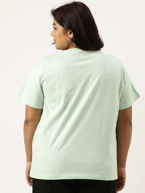 MARCA Bold Plus Size Graphic Printed Round Neck Bio Finish Cotton Regular T-shirt - Image 5