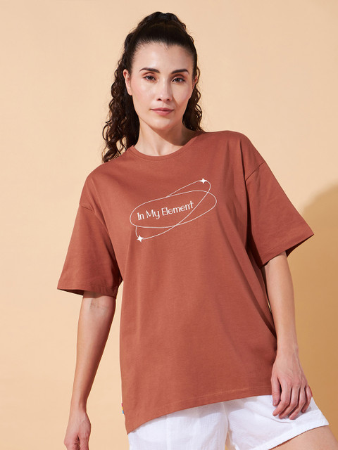 CULT In My Element Print Oversized T-shirt