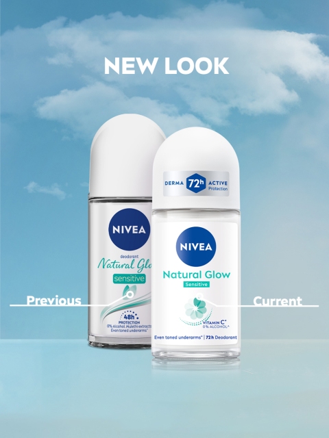 Nivea Women Natural Glow Sensitive Deo Roll On - 50 ml - Image 2