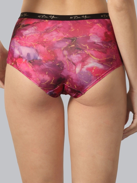 Soie High Rise Printed Boy Shorts Briefs - Image 4