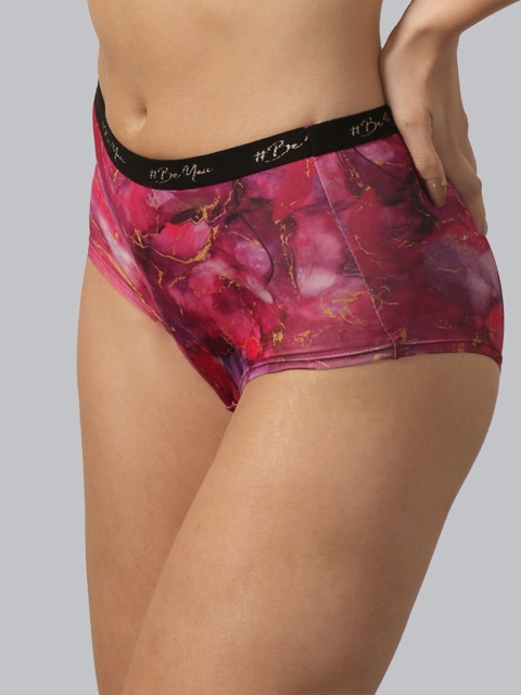 Soie High Rise Printed Boy Shorts Briefs - Image 3