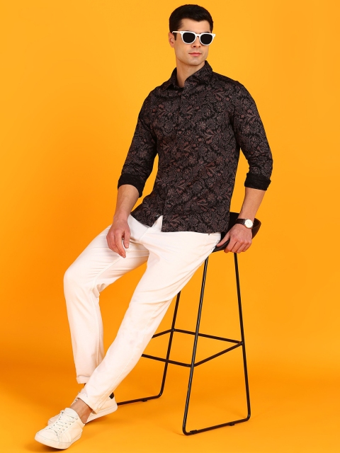 ZNX Clothing Men Premium Floral Opaque Printed Casual Shirt - Image 5