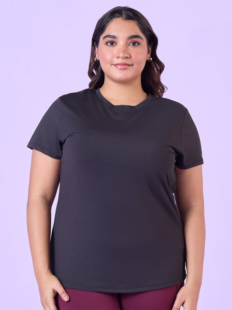 Big Hello - The Plus Life Round Neck Cotton T-shirt