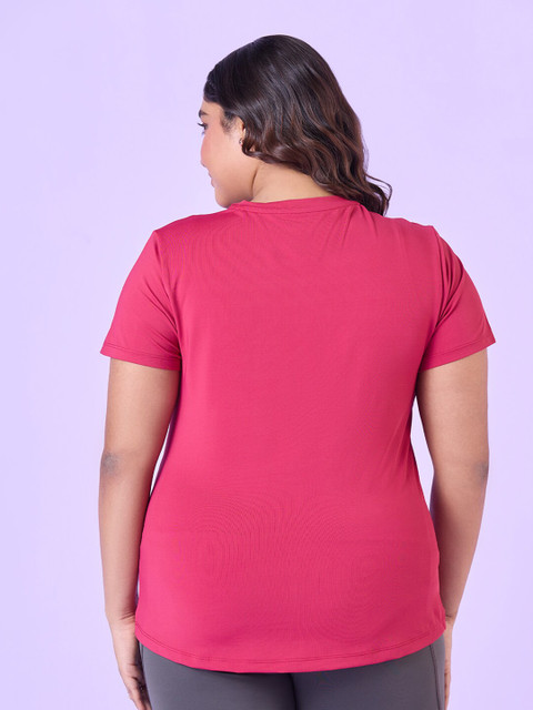 Big Hello - The Plus Life Round Neck Casual T-shirt - Image 5